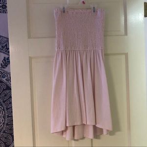Abercrombie Kids Light Pink Strapless Dress